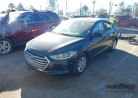 2017 Hyundai Elantra Se z USA, uszkodzony, nr VIN KMHD74LF6HU403131